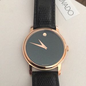 MOVADO BRAND NEW Quartz Black Dial Ladies Watch